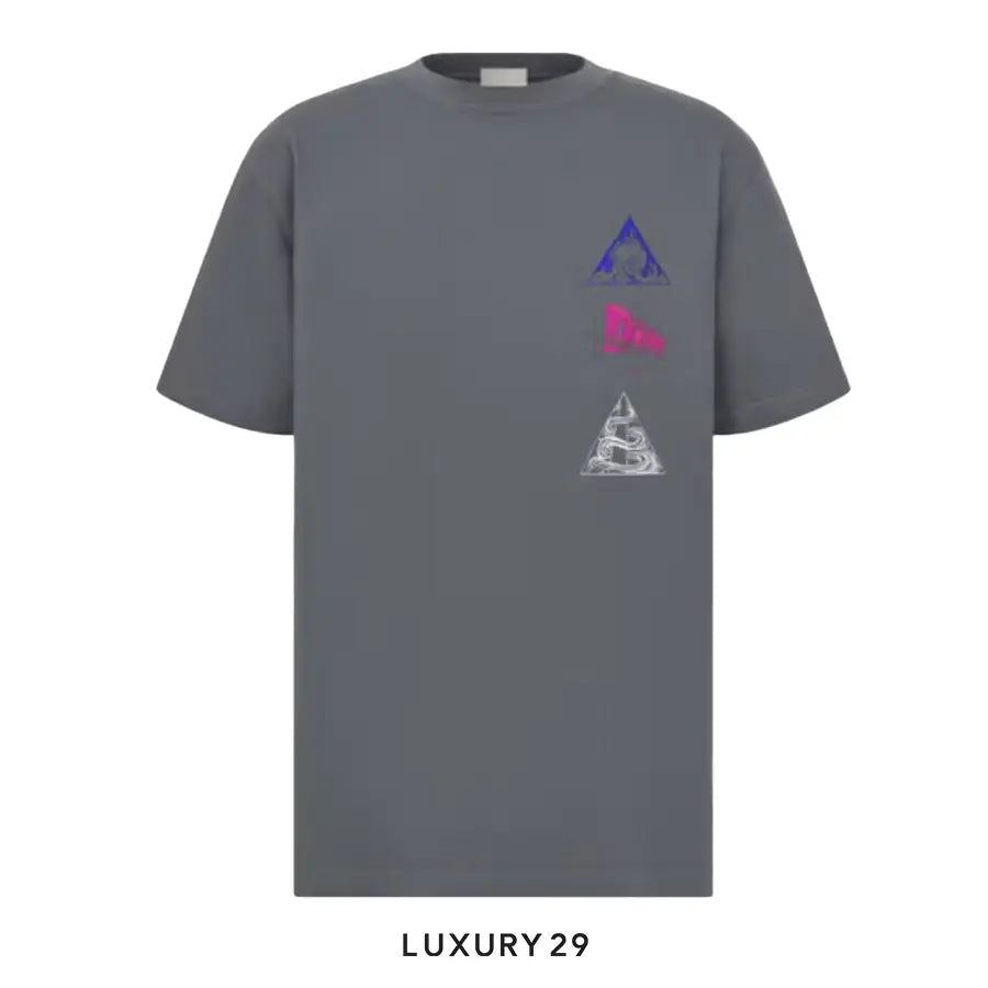 Dior Relaxed-Fit T-Shirt Gray Slub Cotton Jersey DIOR Luxury29