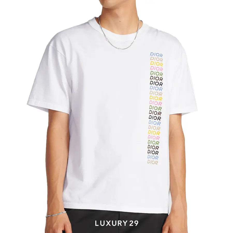 Dior Relaxed-Fit T-Shirt White Slub Organic Cotton Jersey White DIOR Luxury29