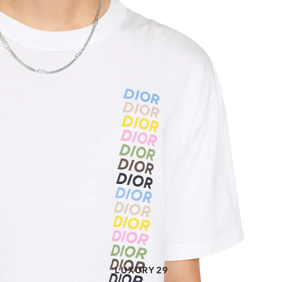 Dior Relaxed-Fit T-Shirt White Slub Organic Cotton Jersey White DIOR Luxury29