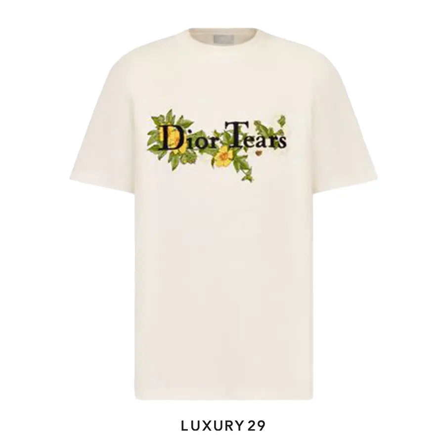 Dior Relaxed-Fit TEARS T-Shirt White Slub Cotton Jersey DIOR Luxury29