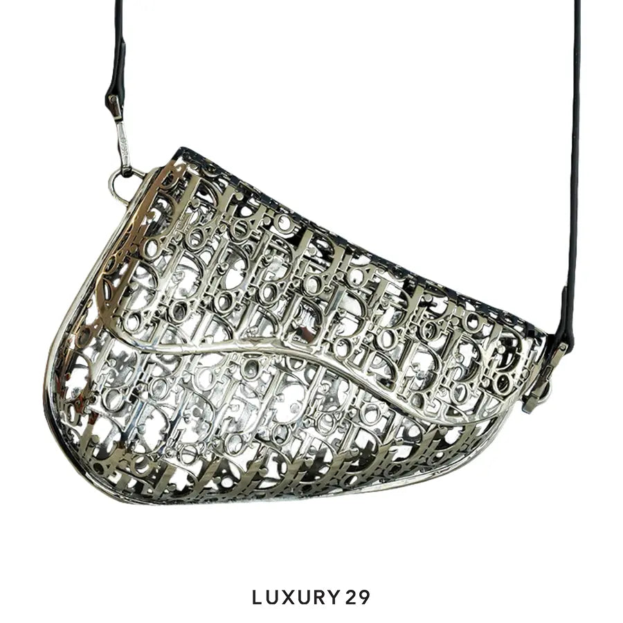 Dior Saddle Bag Metal 1 of 4 in The World