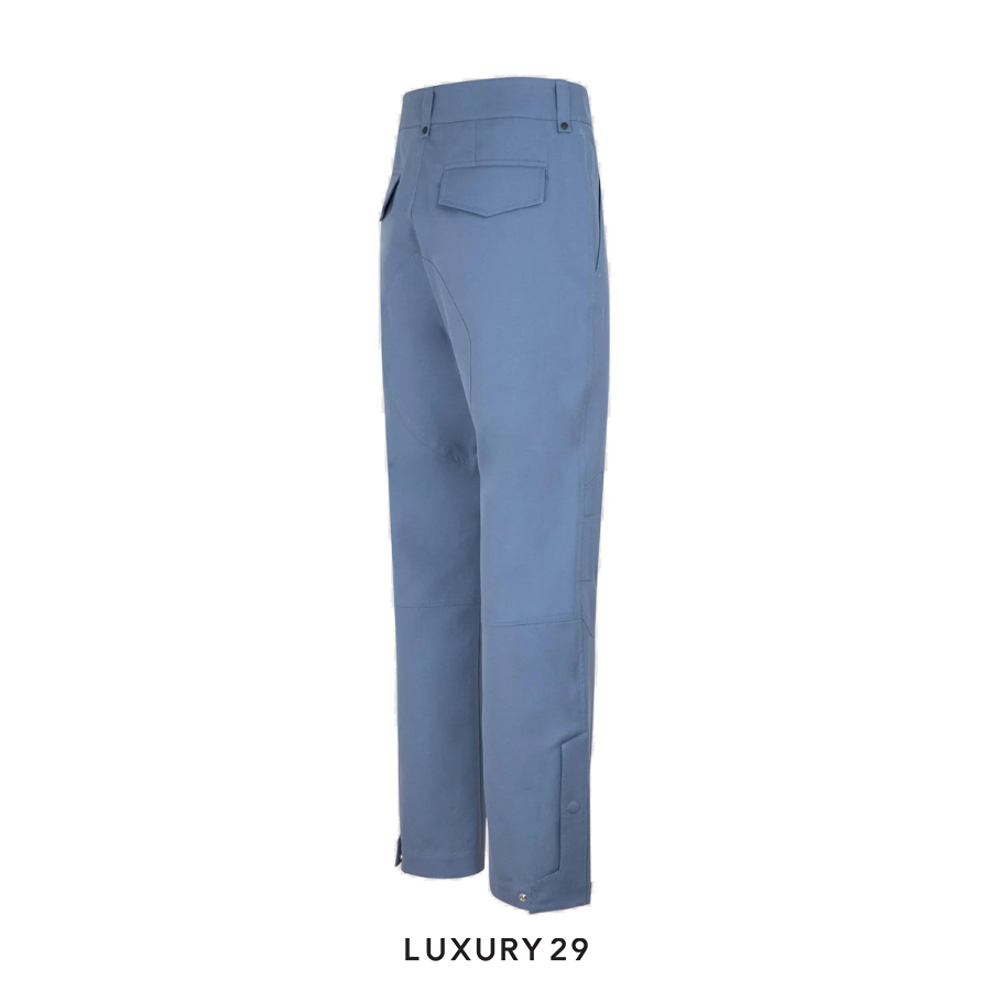Dior Strap Detailed Cargo Pants Blue DIOR