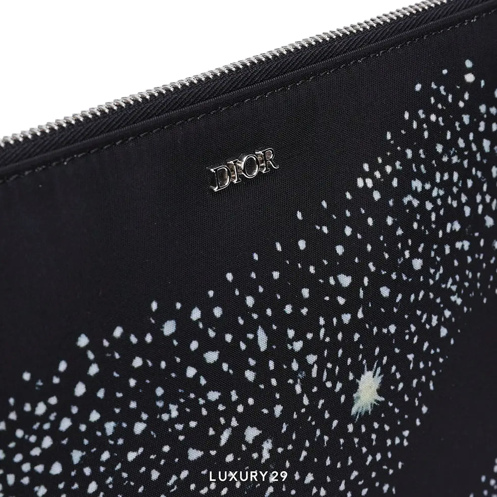 Dior X Peter Doig Black Nylon Pouch DIOR