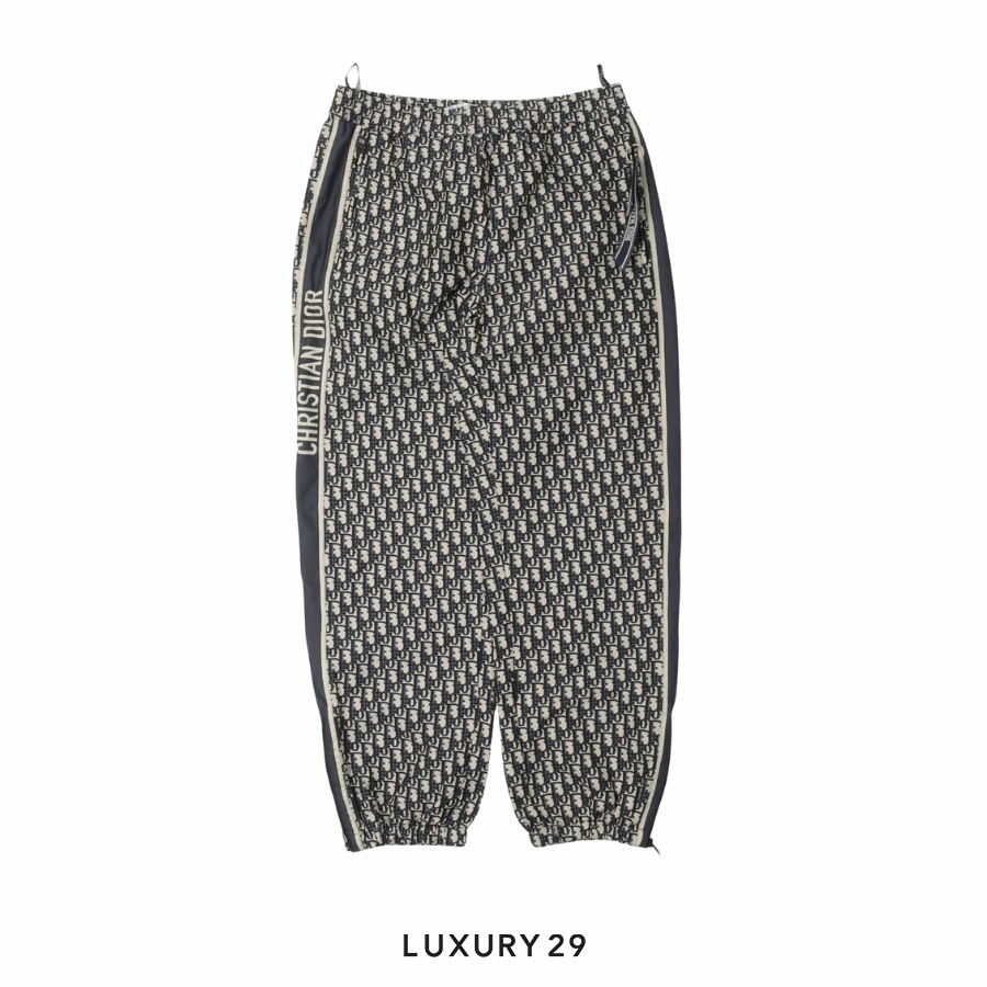 Dior monogram track pants grey DIOR