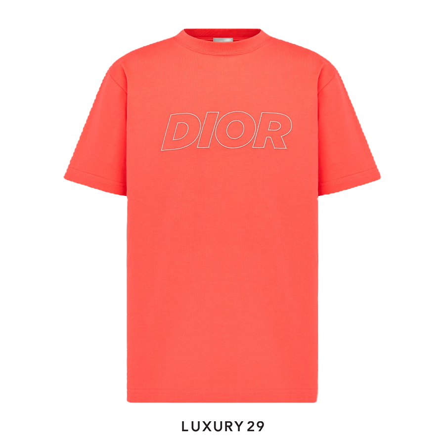 Dior relaxed fit T-shirt Orange0311001800-393J696E0847_C286-10-0033Apparel & Accessories > Clothing > Clothing Tops > T-Shirts