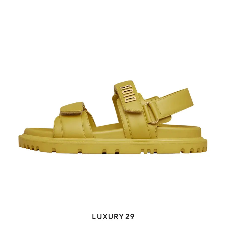 Dioract Sandal Yellow Lambskin DIOR