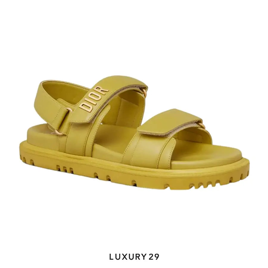 Dioract Sandal Yellow Lambskin DIOR