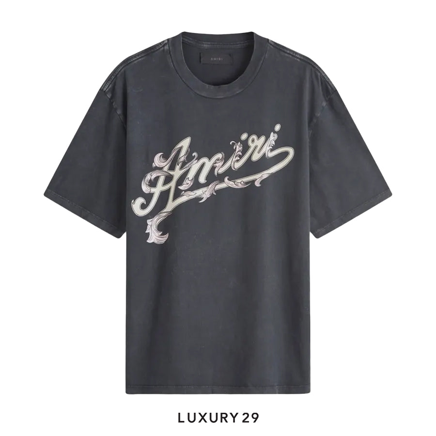 Amiri Filigree Tee in black AMIRI