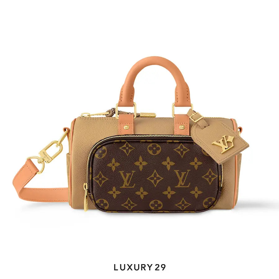 Louis Vuitton LV Keepall Bandouliere 25 Beige