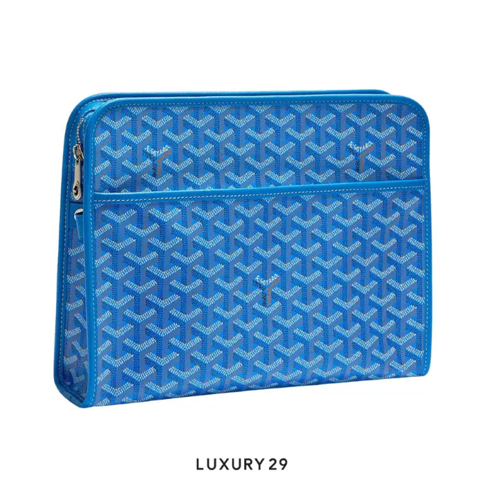 Goyard Jouvence GM Toiletry Bag Sky Blue
