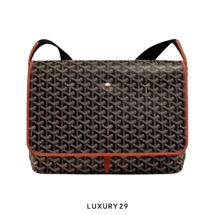Goyard Capetien MM Messenger Bag Black & Tan