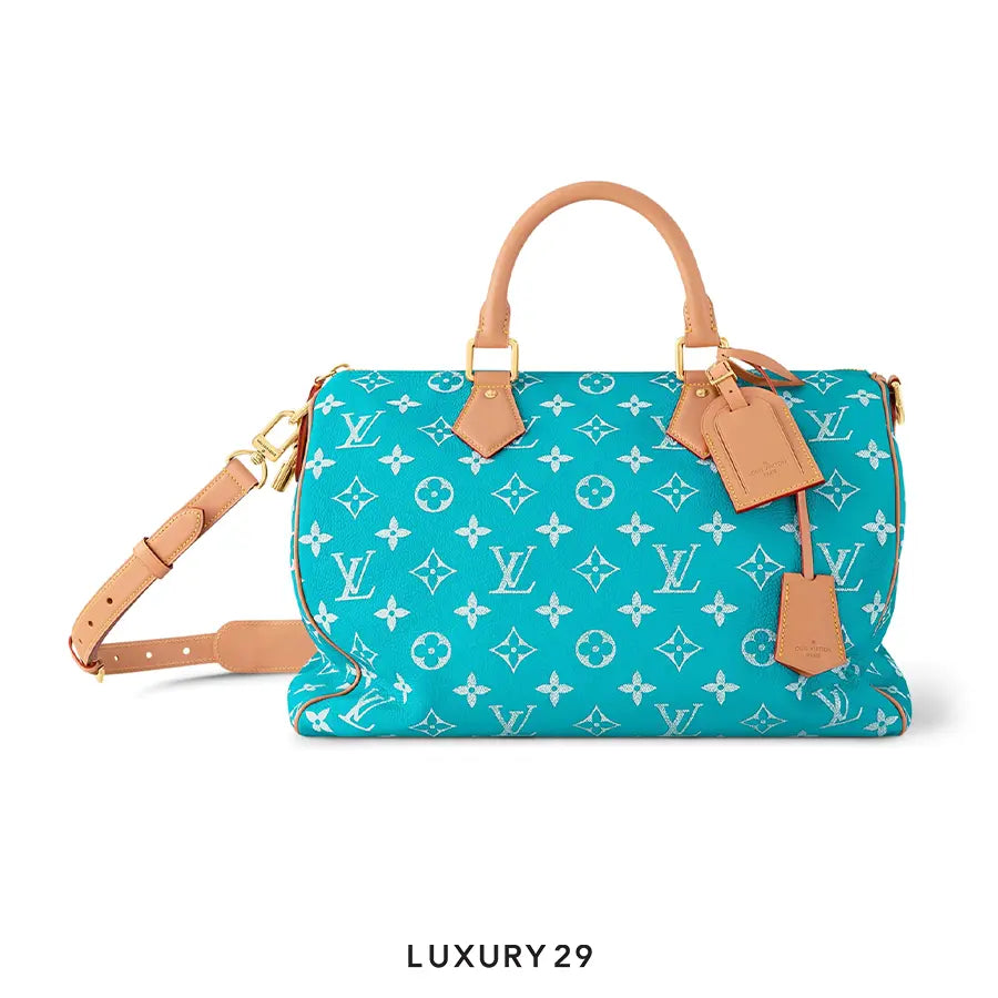 Louis Vuitton LV Speedy P9 Bandouliere 40 Turquoise