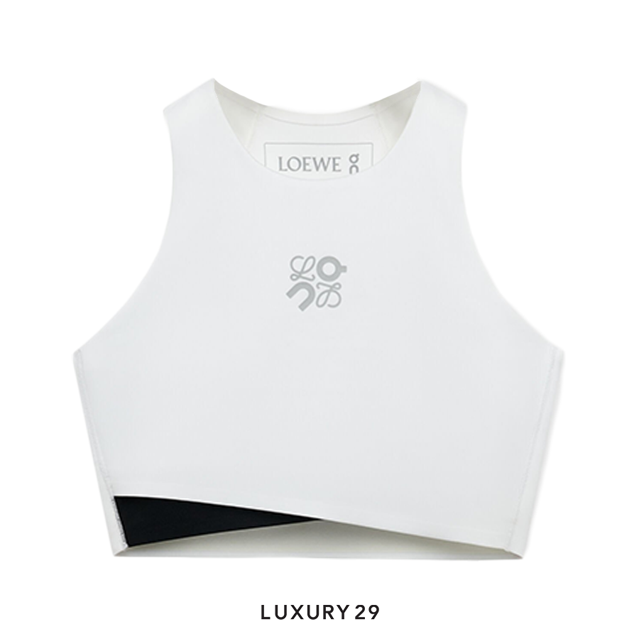 On x Loewe Performance top in technical jersey White
