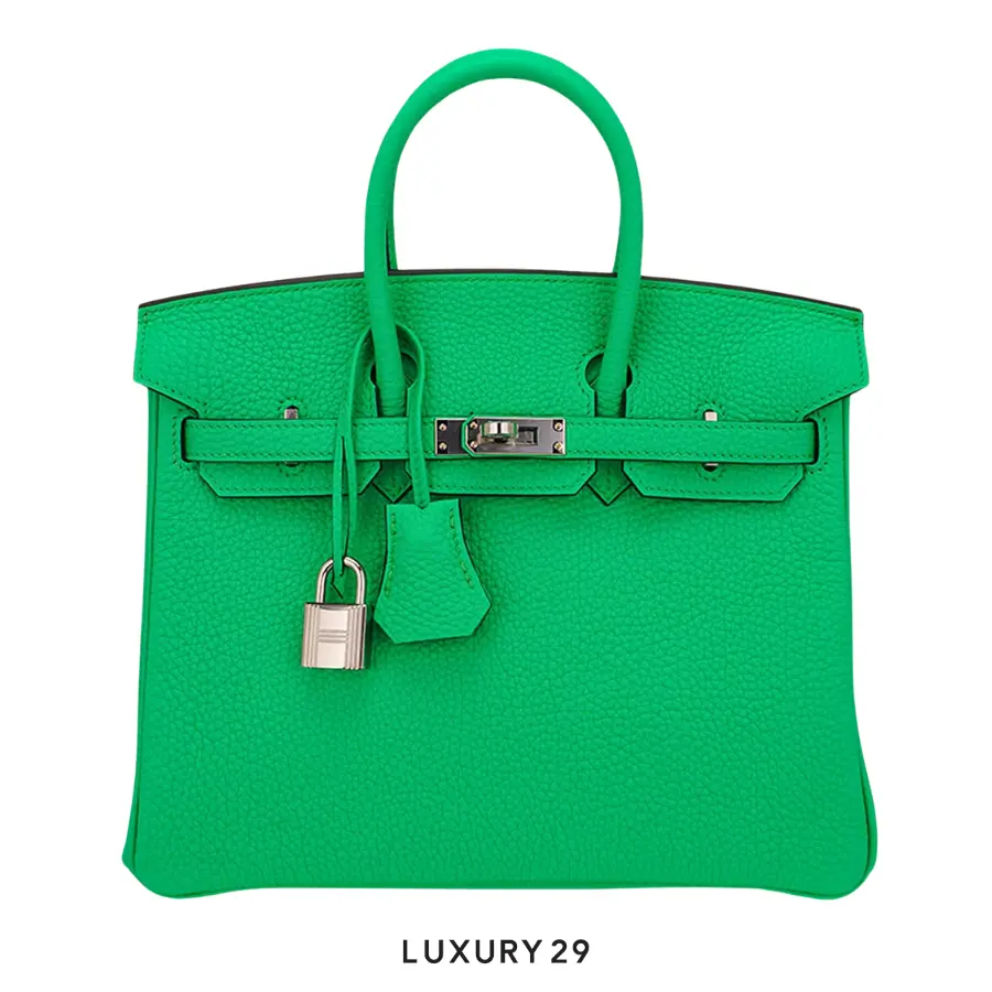 Hermes Birkin 40 Vert Comics Togo Palladium Hardware / W Stamp (2024) HERMES Luxury29