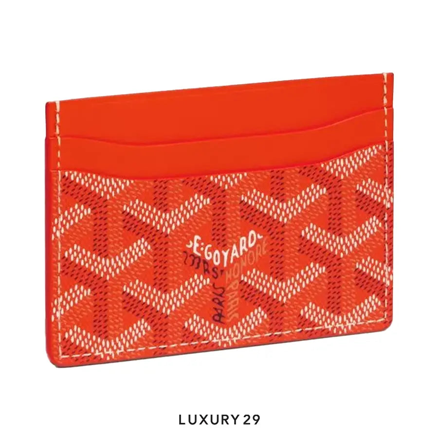 Goyard Saint-Sulpice Card Wallet Orange