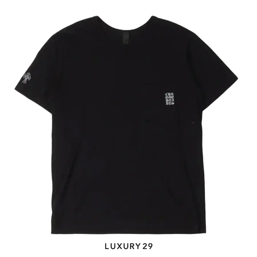 Chrome Hearts Embroidered Logo Pocket Tee T-Shirt Black