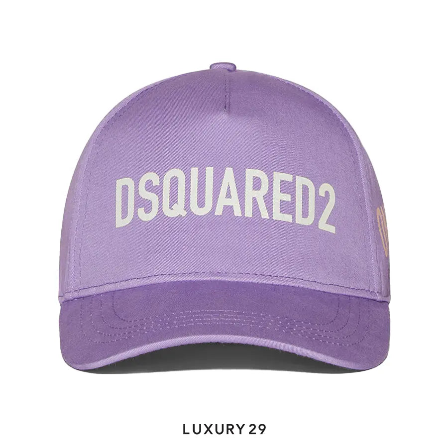 DSQUARED2 Lavander Purple Logo Baseball Cap