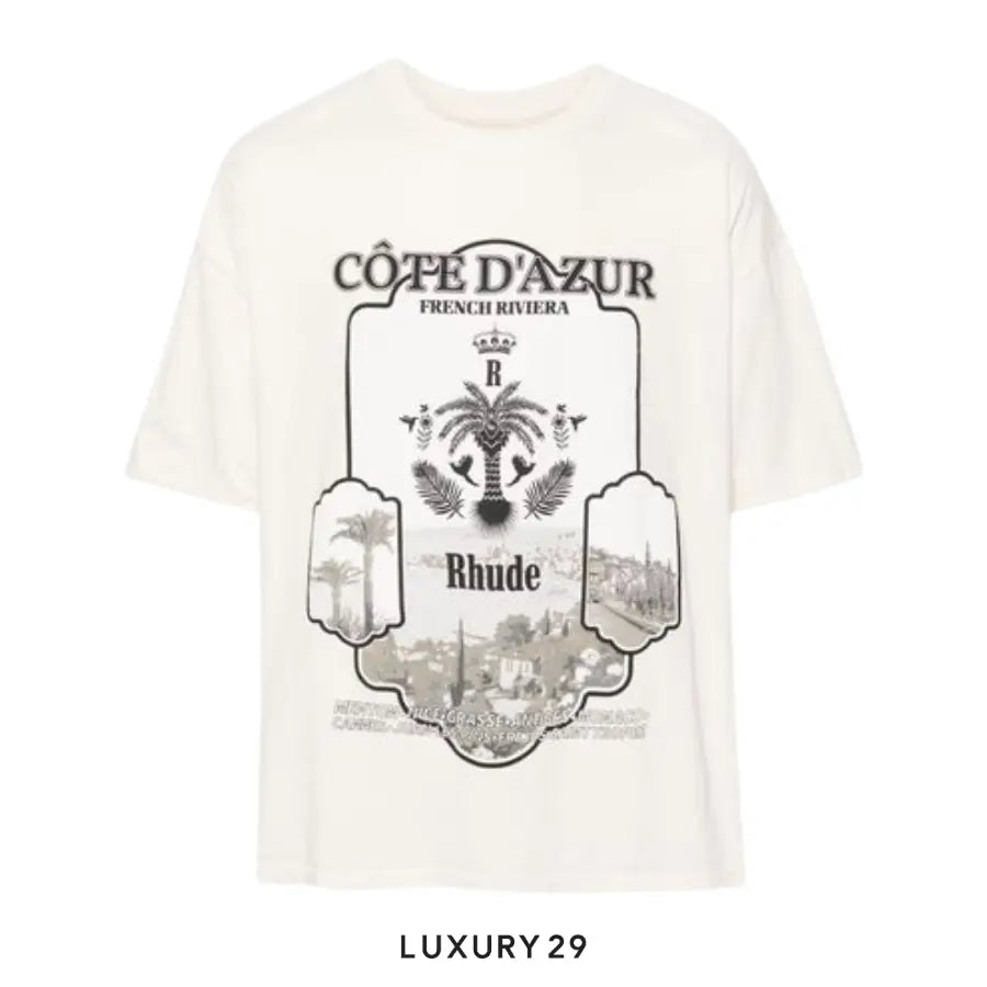 Rhude AZUR MIRROR TEE VTG WHITE