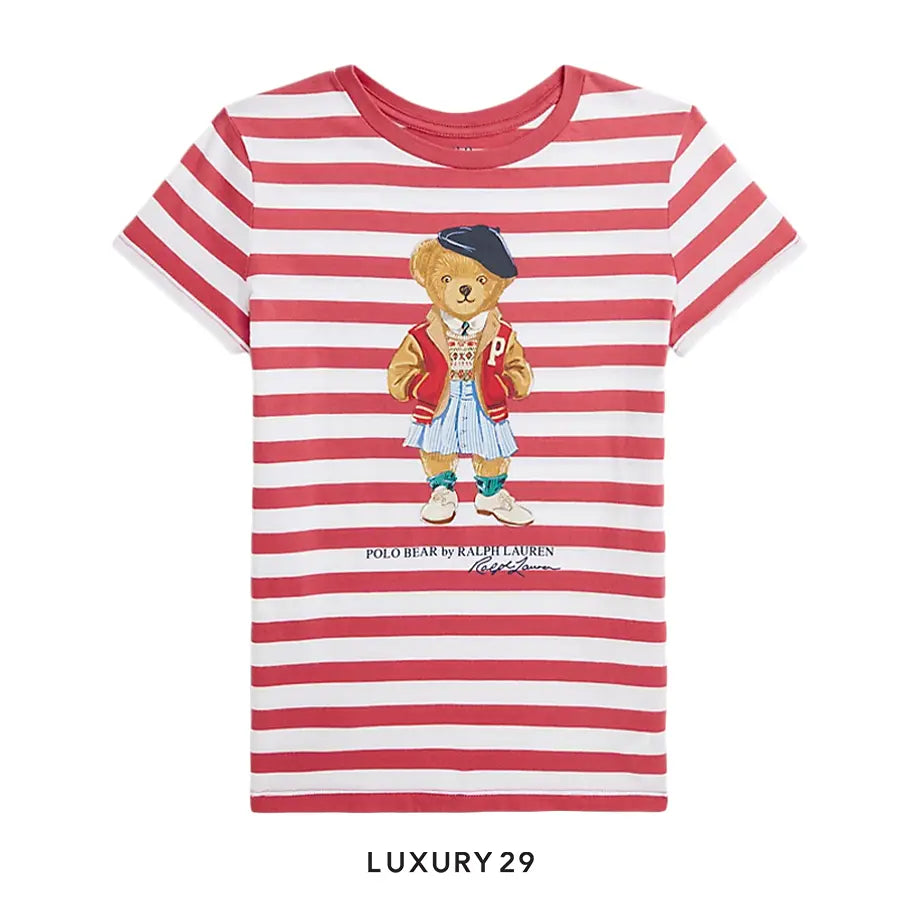 Kid Polo Ralph Lauren T-shirt - Red/White