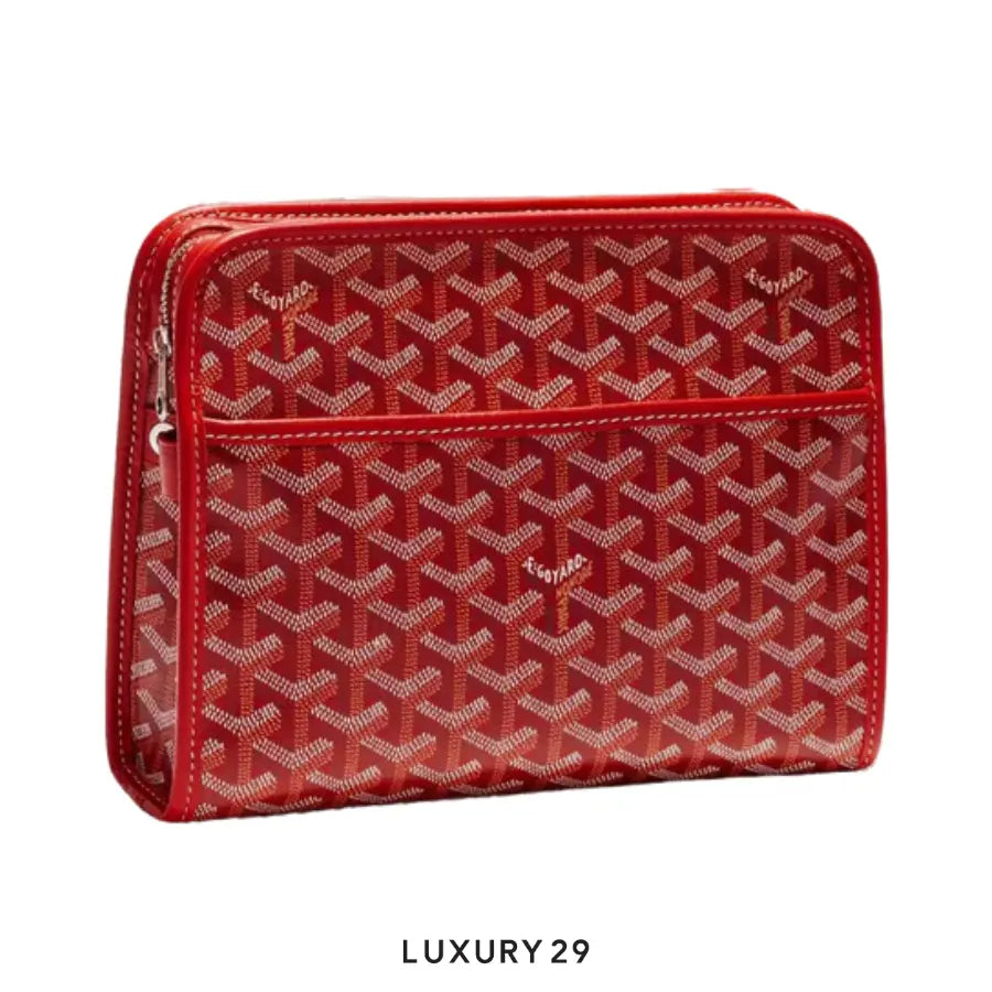 Goyard Jouvence MM Toiletry Bag Red