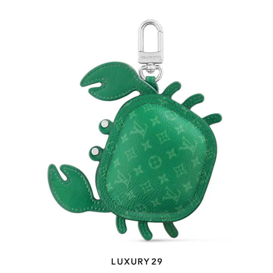 Louis Vuitton LV Crab Bag Charm Green