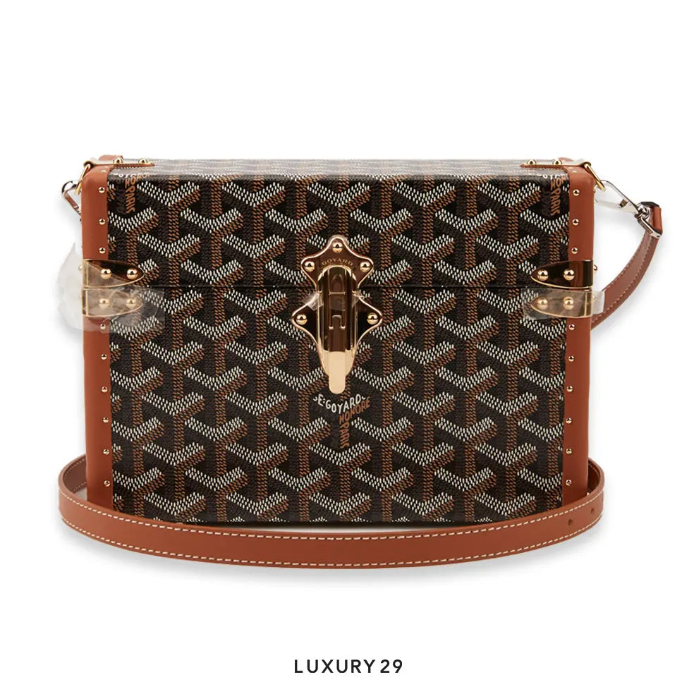 Goyard Cassette Trunk Bag Black & Tan