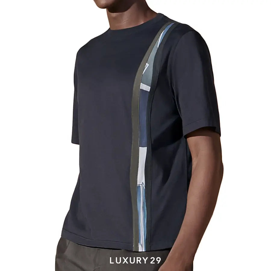 Hermes "Onde coloree" t-shirt Marine