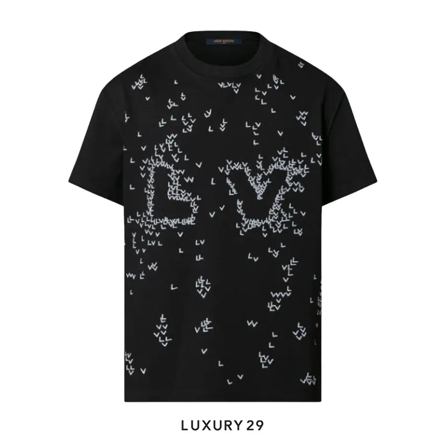 Louis Vuitton LV Spread Embroidery T-Shirt Noir