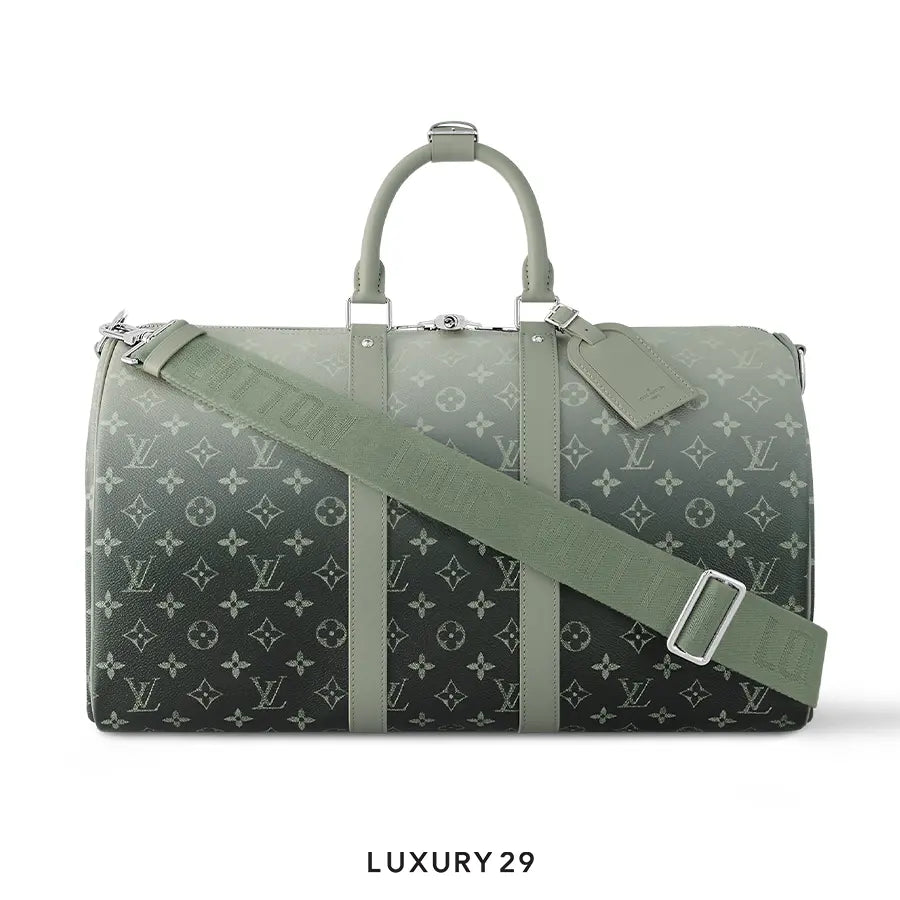 Louis Vuitton LV Keepall Bandouliere 45 Khaki Green