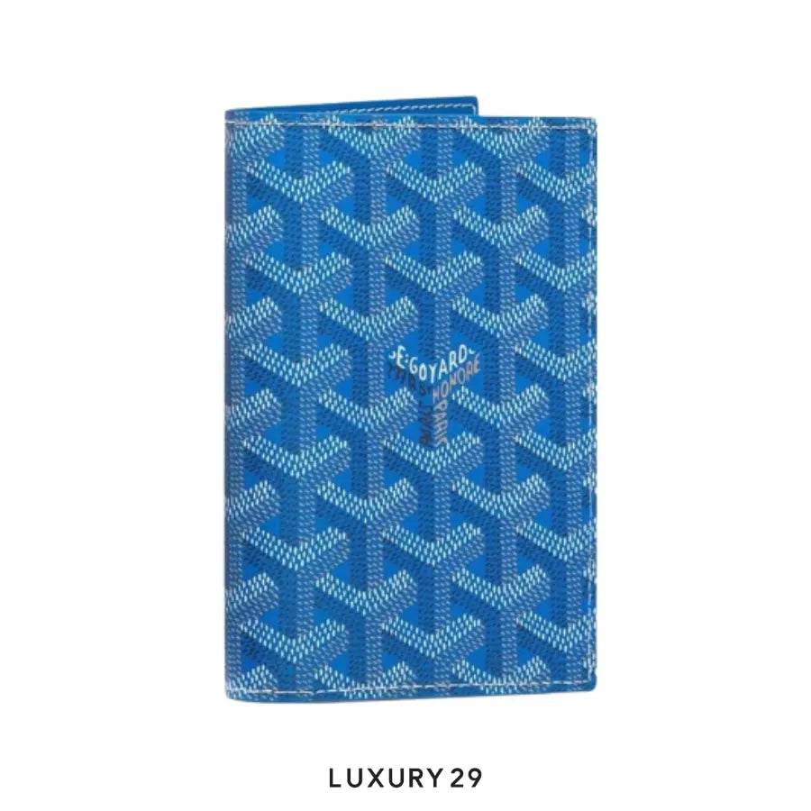 Goyard Grenelle Passport Cover Sky Blue