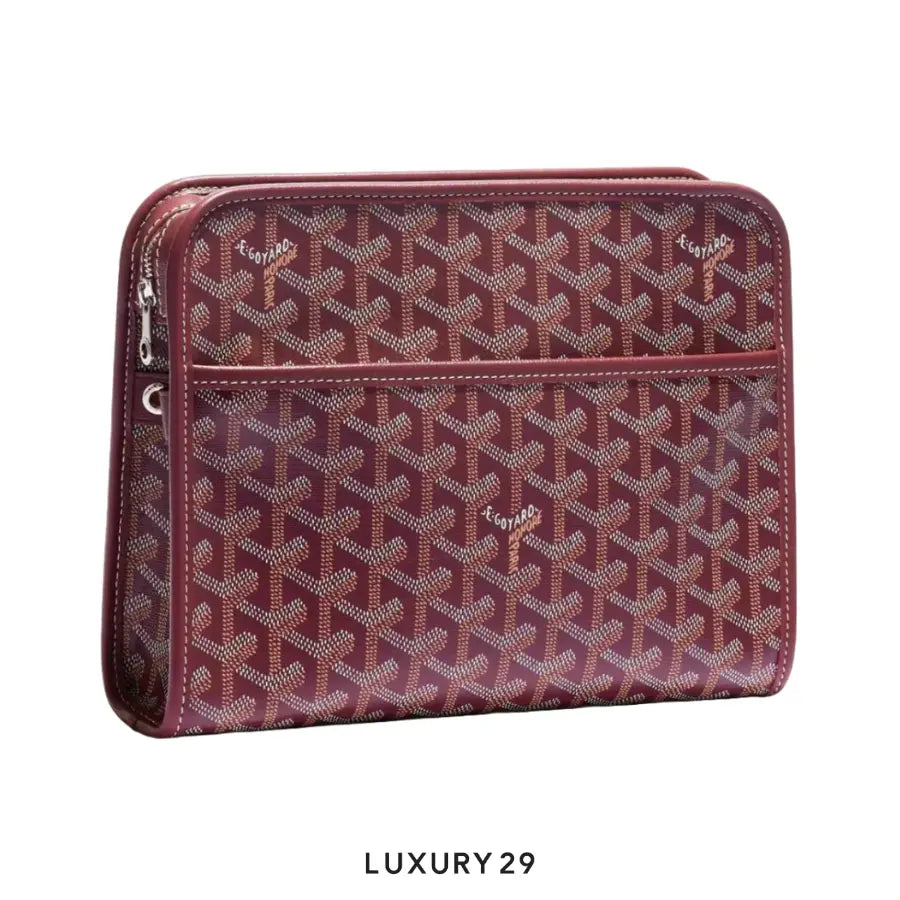 Goyard Jouvence MM Toiletry Bag Burgundy