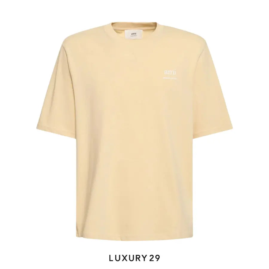 AMI ALEXANDRE MATTIUSSI T-SHIRT CREAM