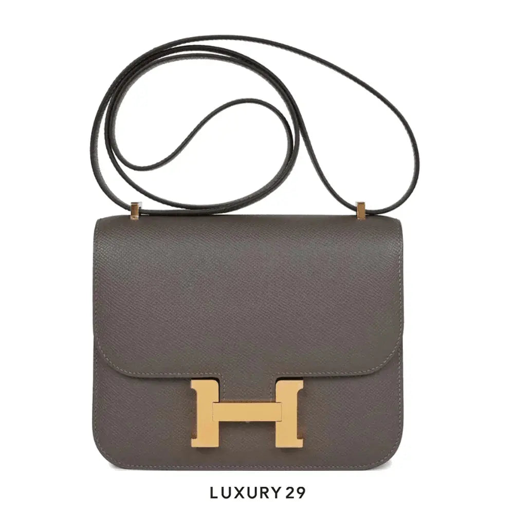 Hermes Constance III Miroir Veau Epsom Gris