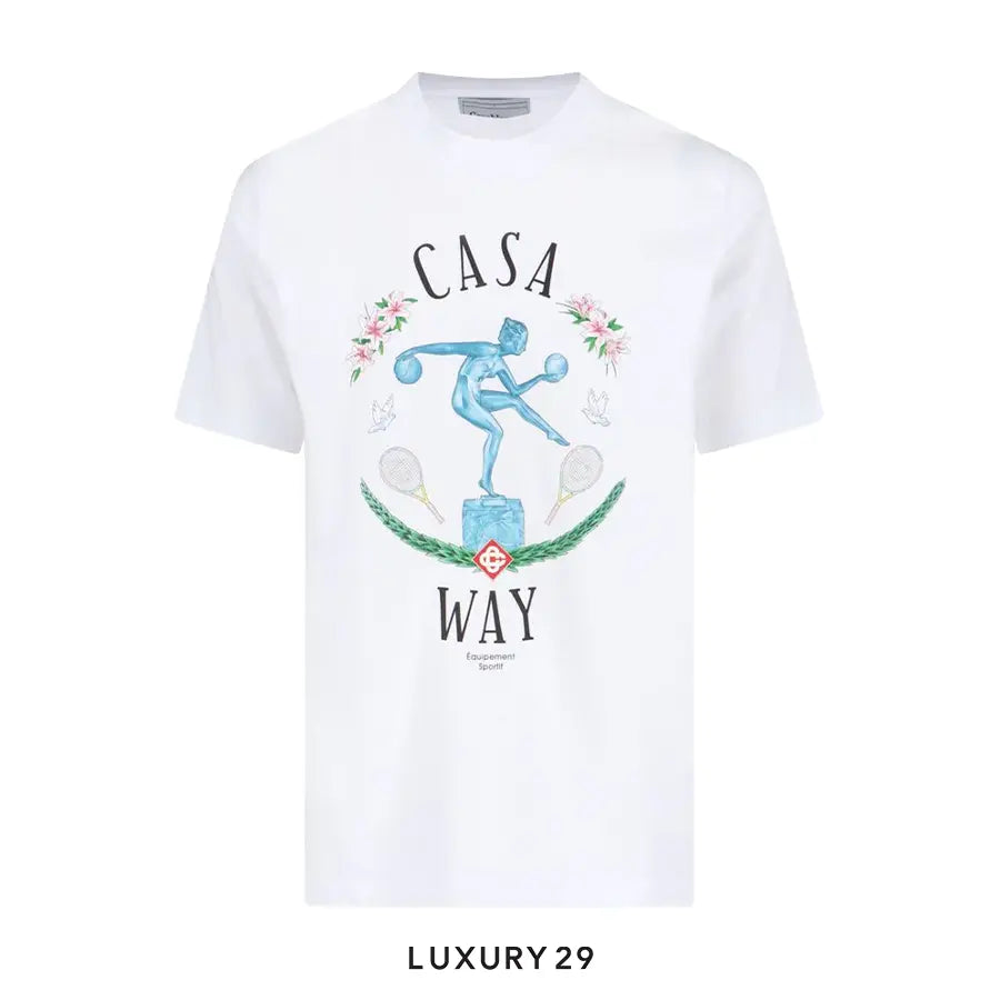 Casablanca Statue En Marbre Tee White