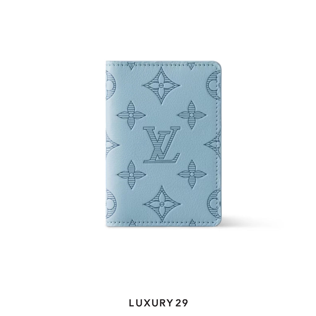 Louis Vuitton LV Pocket Organizer Blue LOUIS VUITTON