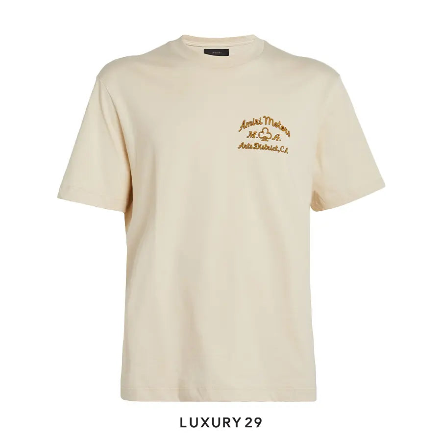 AMIRI MOTORS TEE OFF-WHITE