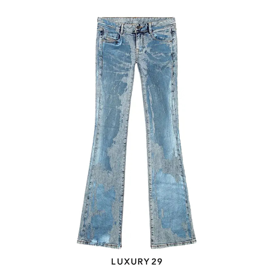 Diesel Bootcut and Flare Jeans 1969 D-Ebbey 0ajeu Blue