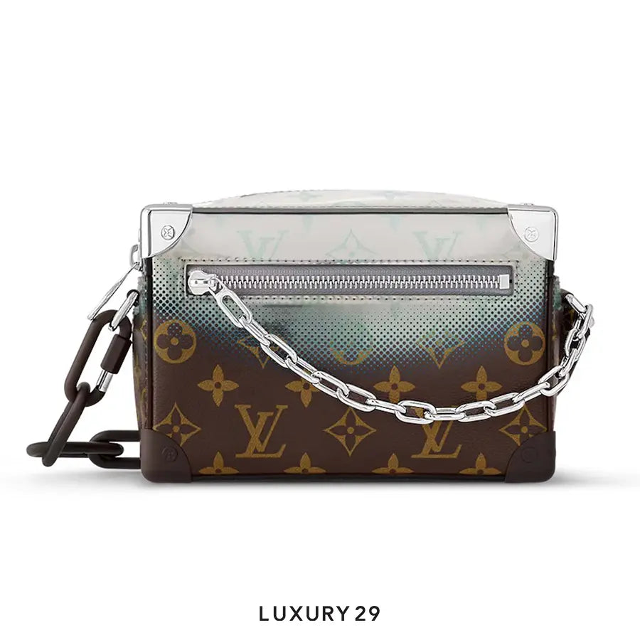 Louis Vuitton LV Mini Soft Trunk Bag Metallic Nebula Coated Canvas
