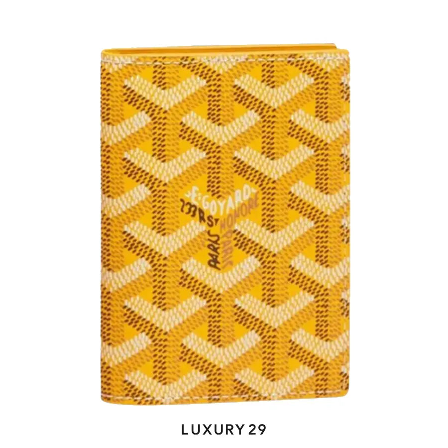 Goyard Saint-Marc Card Wallet Yellow