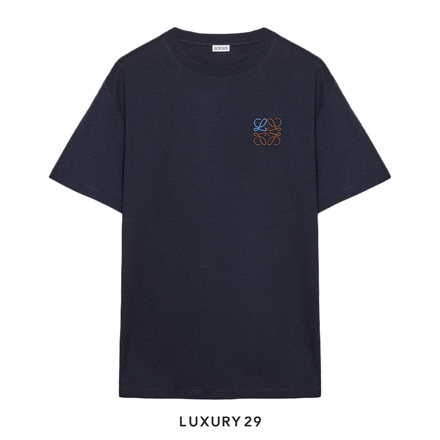 Loewe Regular fit T-shirt in cotton Dark Navy
