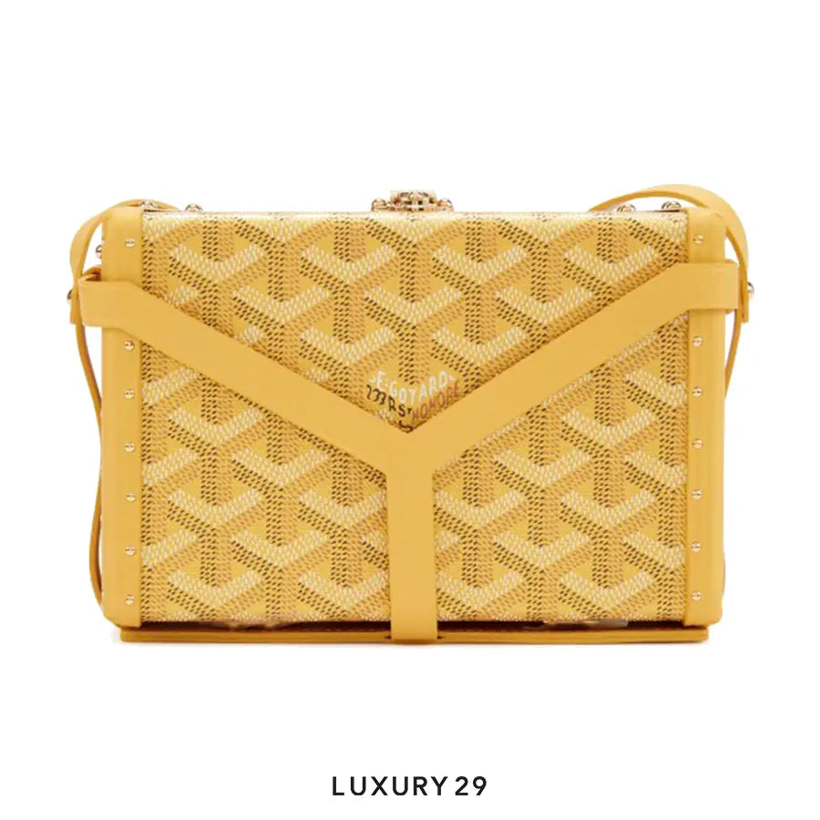 Goyard Minaudiere Trunk Bag Gold