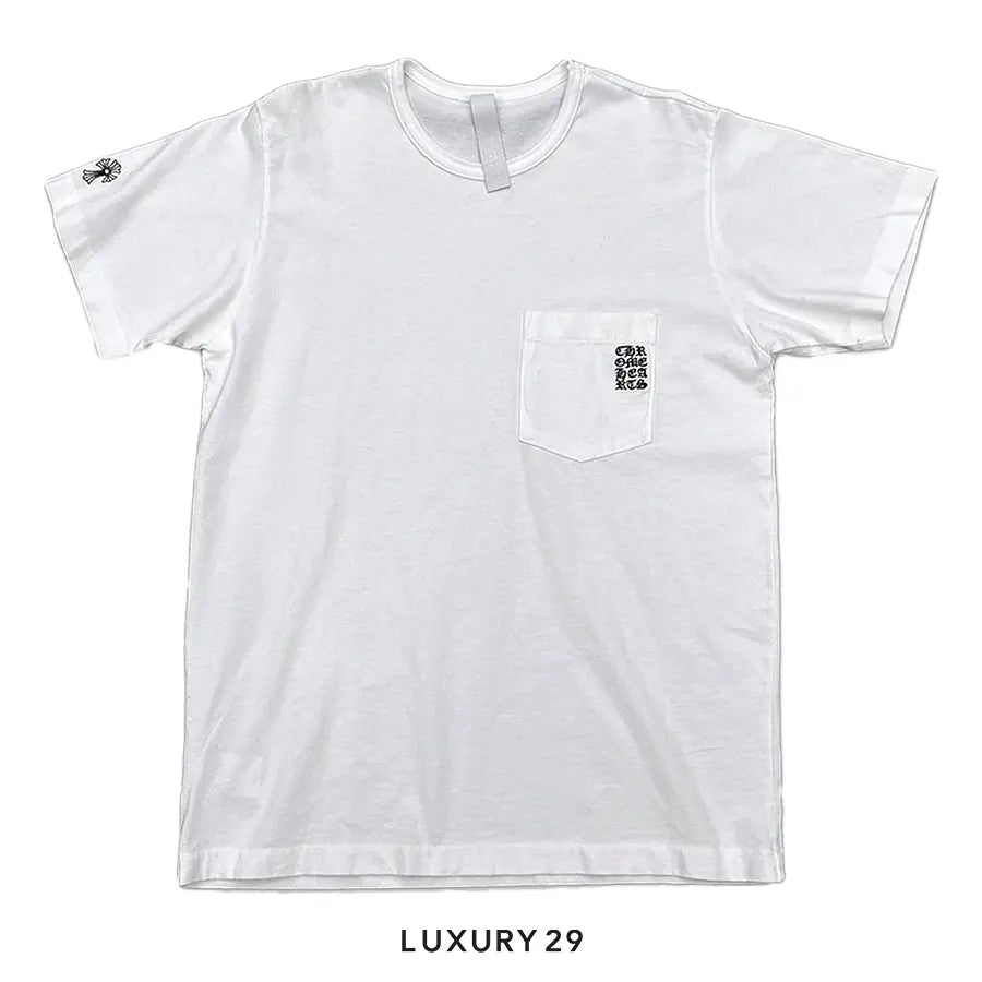 Chrome Hearts Embroidered Logo Pocket Tee T-Shirt White
