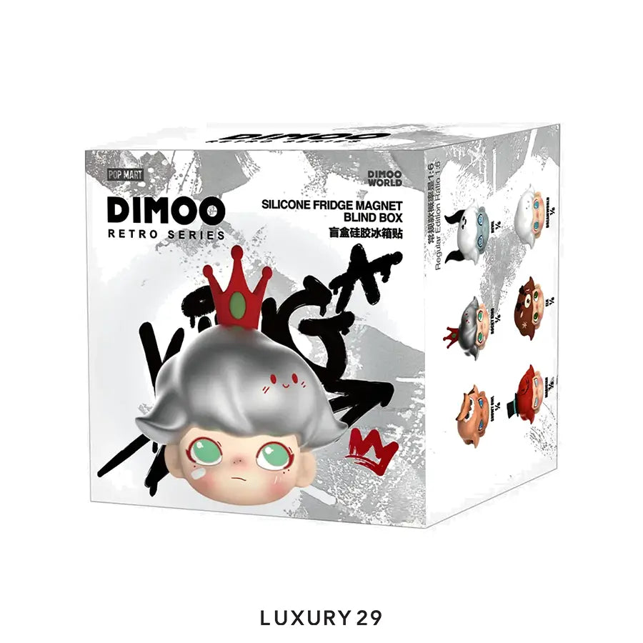 POP MART Dimoo Retro Series Fridge Magnet Blind Box