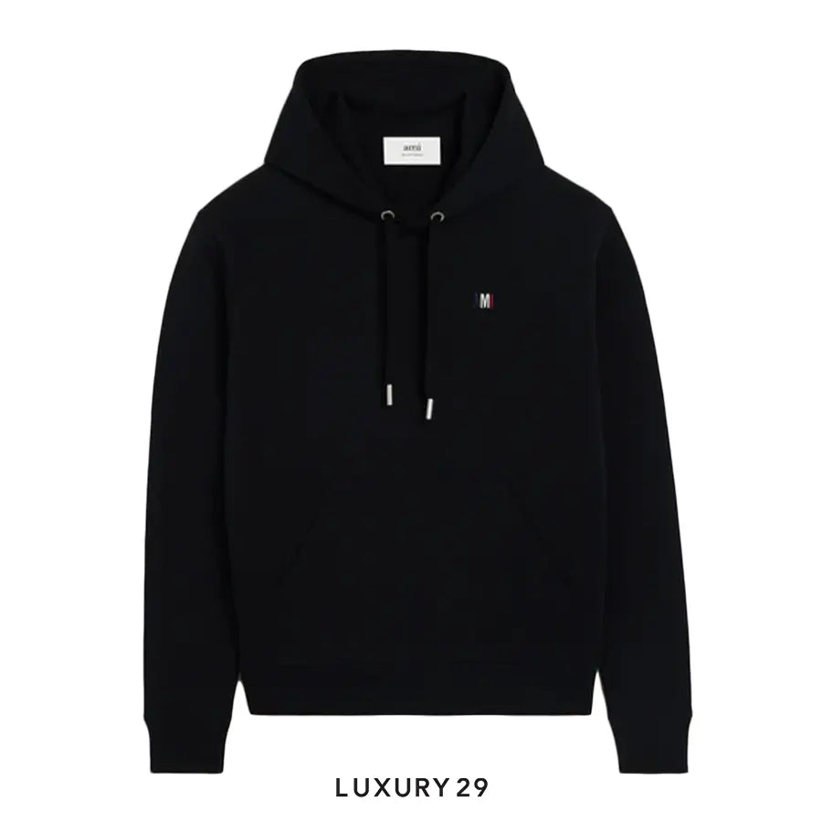 AMI BLEU BLANC ROUGE HOODIE BLACK