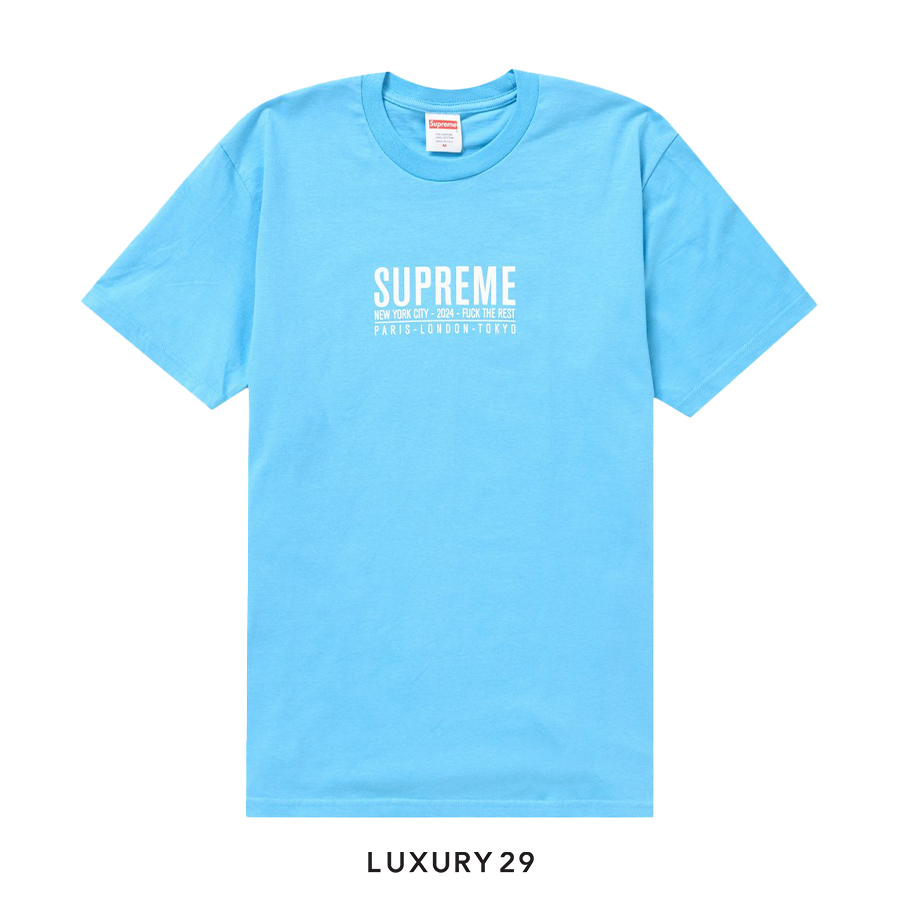 Supreme Paris Tee 'Bright Blue'