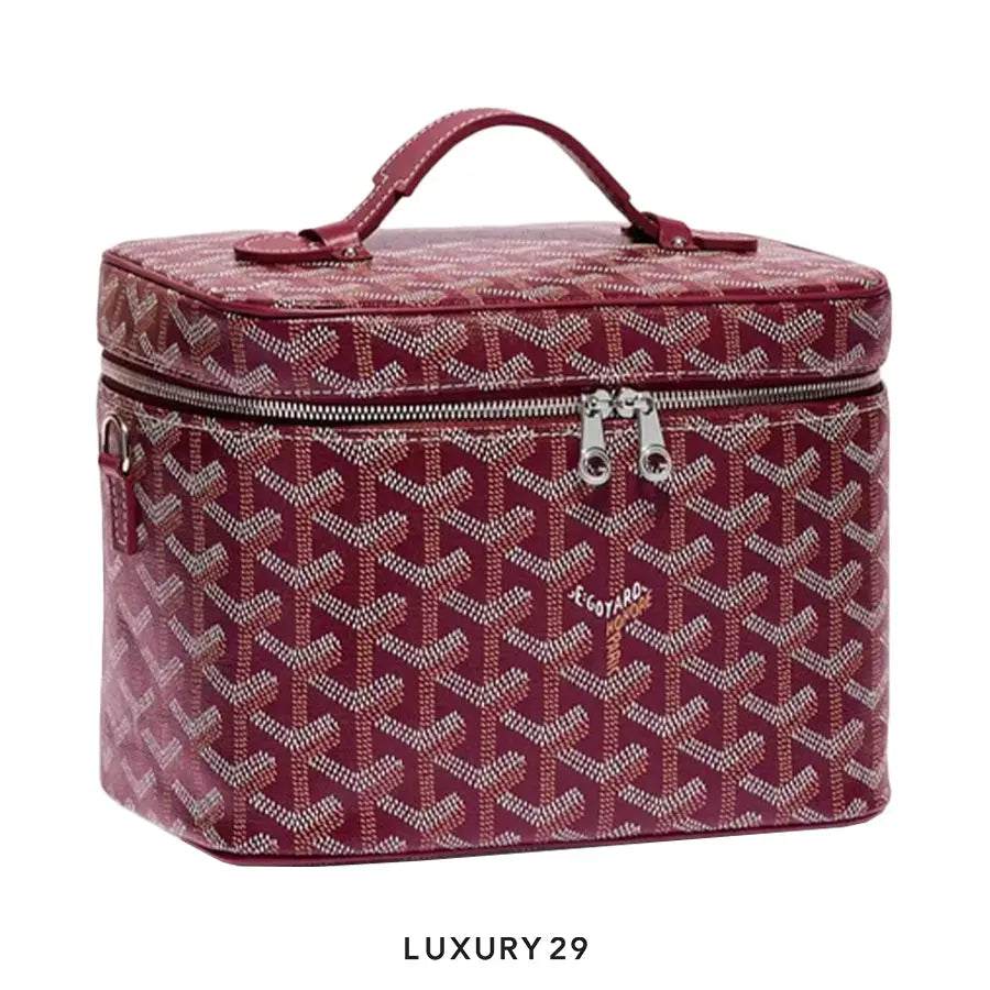 Goyard Muse Vanity Case Burgundy