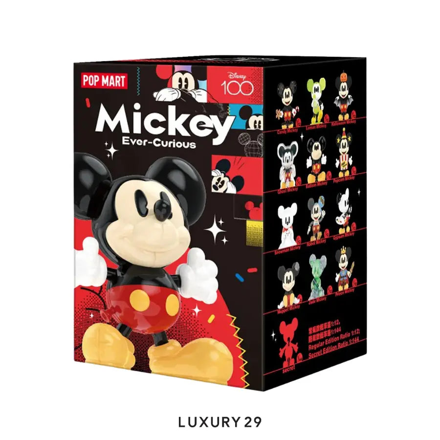 POP MART Disney 100th anniversary Mickey Ever-Curious Series Figures