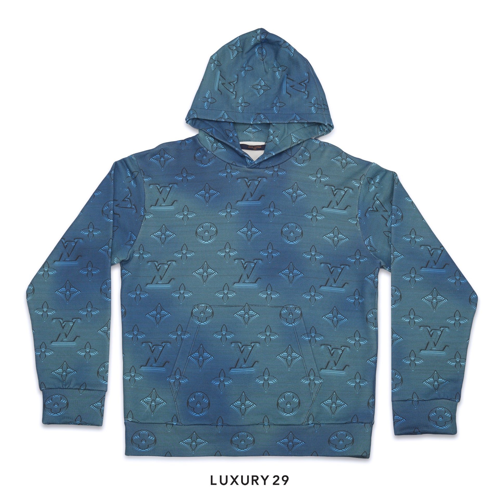 Louis Vuitton LV Printed All-Over Hoodie