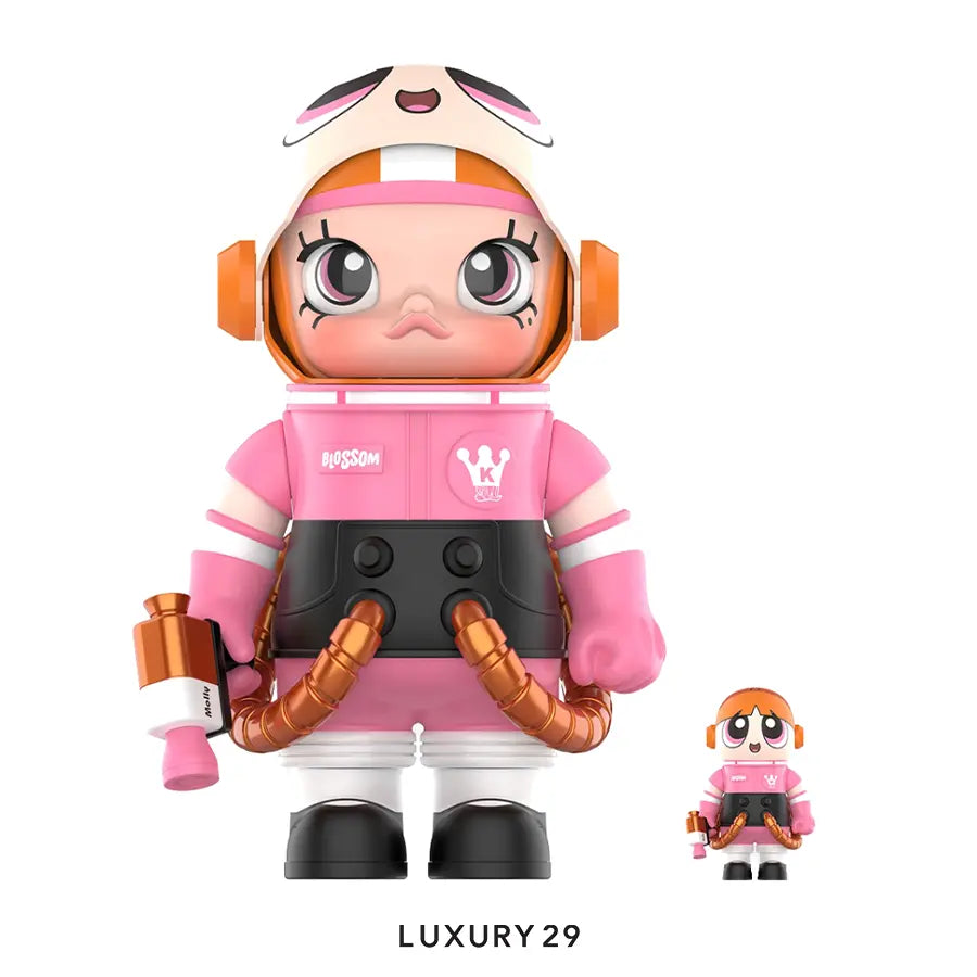 POP MART MEGA SPACE MOLLY 400%+100% THE POWERPUFF GIRLS Blossom