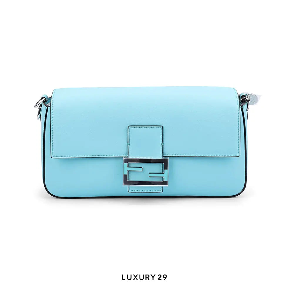 Fendi x Tiffany & Co. Bag Baguette in Tiffany Blue Silk